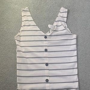 Stripped tank top